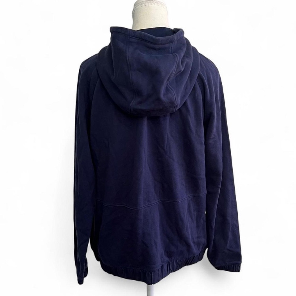 Under Armour unisex navy Blue Long Sleeve Full Zip Hooded sweater Size Medium - Picture 3 of 5